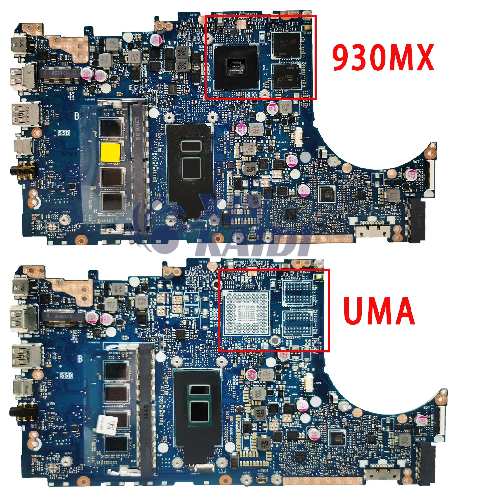 Imagem -02 - Placa-mãe do Portátil para Vivobook Flip 14 Tp410ua i3 i5 i7 Cpu 930mx Uma 8g 4g Ram 100 de Trabalho