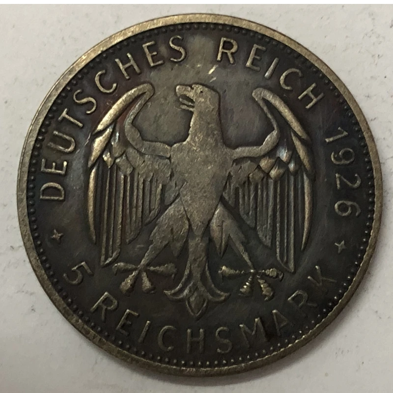 نسخة ضربة محاكمة ألمانية ، 1926 ألمانيا 5 ريشين