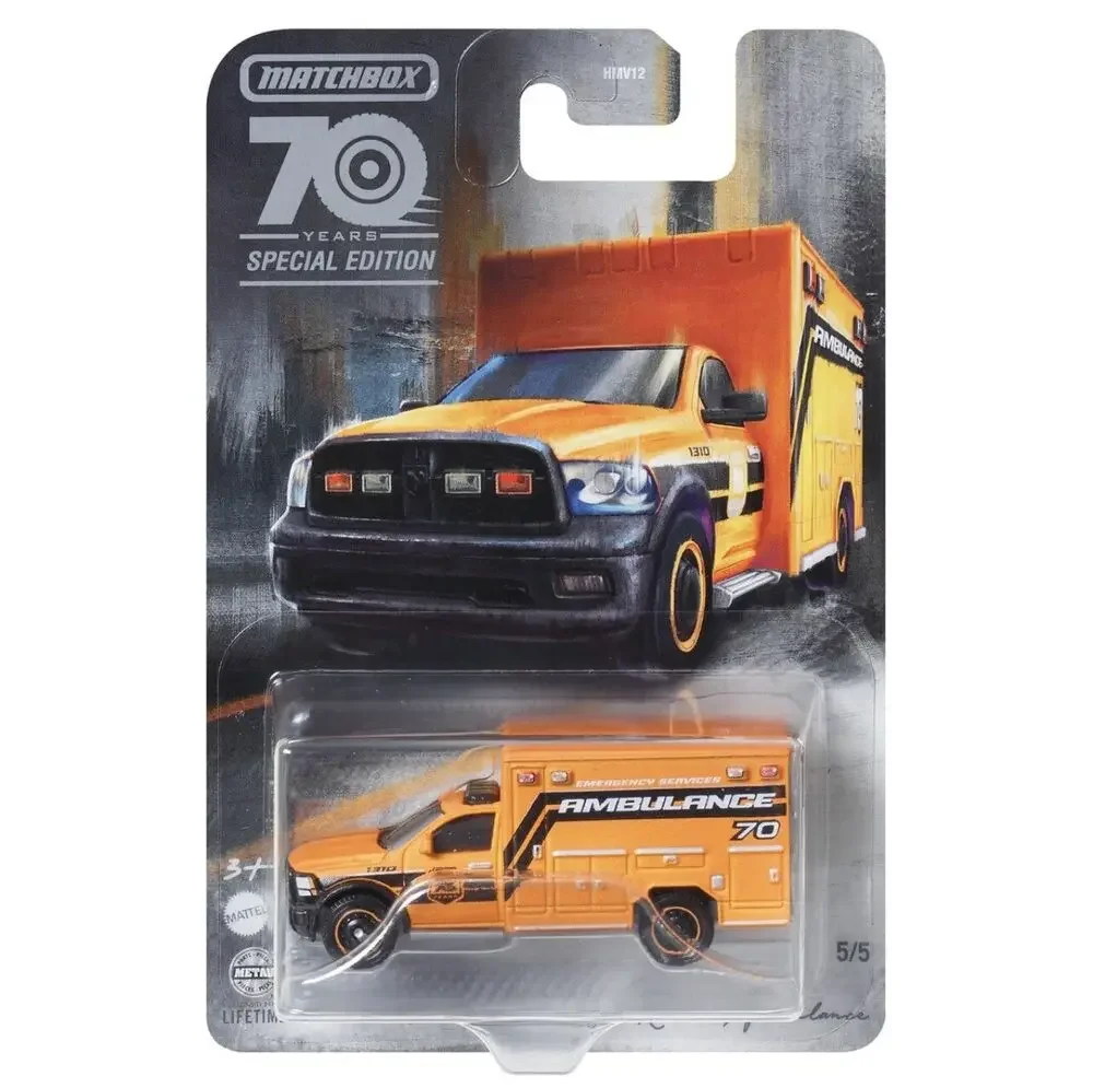Assorted Matchbox 70th Anniversary 1:64 Diecast Metal Cars Corvette C8 POSCHE 911 HAMMER EV MAZDA MX DODGE  Premium 1/64 HMV12 view 6
