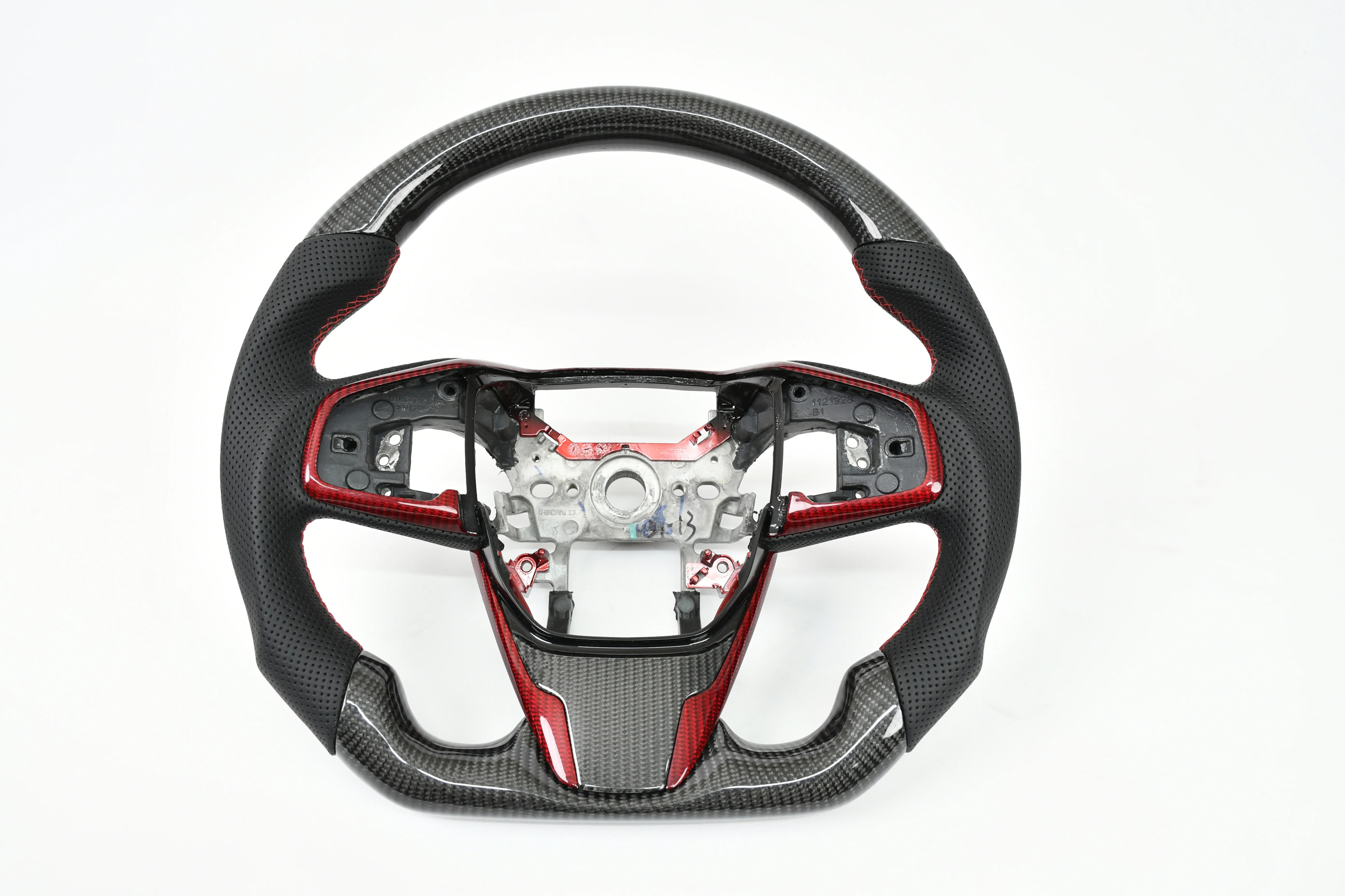 YTcarbon For Honda Civci Type R gen10 Custom Real carbon fiber steering wheel factory sale