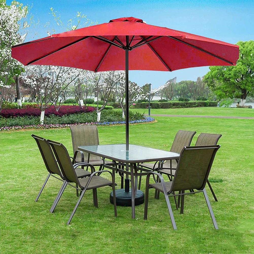Picture 4: 2m Outdoor Table Umbrella Canopy Table Market Yard Umbrella Replacement Top Cover Yard Table Umbrella Top Cover for 6 Ribs