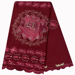 2026 New Muslim Scarf African Women Scarfs 100% Cotton Embrodiery  Big Size Scarf Dubai Isalmic Long Hijab for Shawls Pashmina