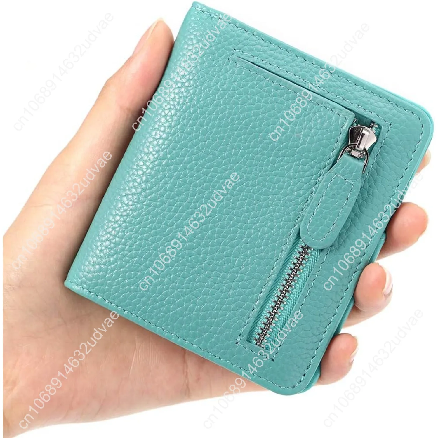 FUNTOR Small Wallets for Women, Ladies Small Compact Bifold Pocket RFID Blocking Genuine Leather Wallet for Women