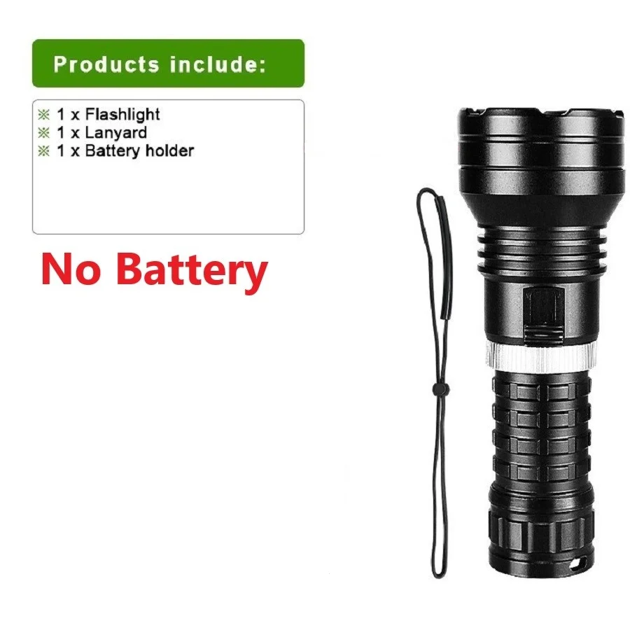 Potente linterna de buceo XHP360 de 10000LM, lámpara subacuática IPX8, antorcha de buceo profesional, linternas LED de alta potencia de 1000M