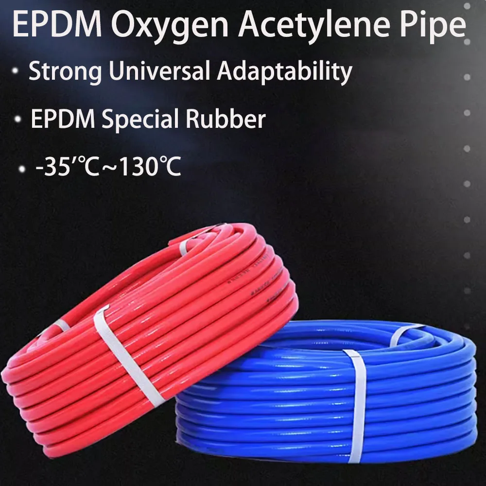 

PVC High-Pressure Oxygen Pipe Acetylene Two-Color Argon Three Glue Two-Line Carbon Dioxide Industrial Rubber Pipe