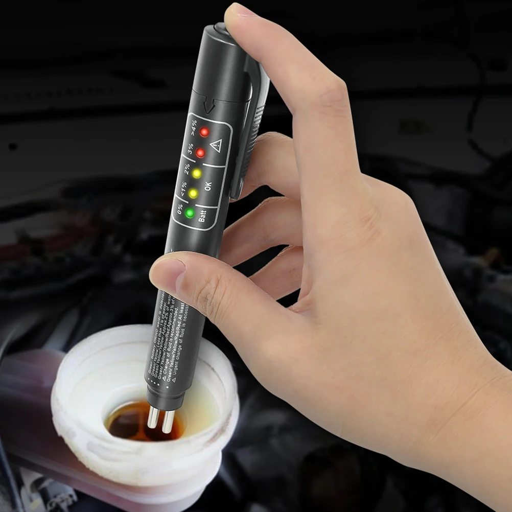

One-Piece Brake Fluid Tester Pen High Precision Automotive Brake Oil Testing Tool For Car Motorcycle Fluid Replacement