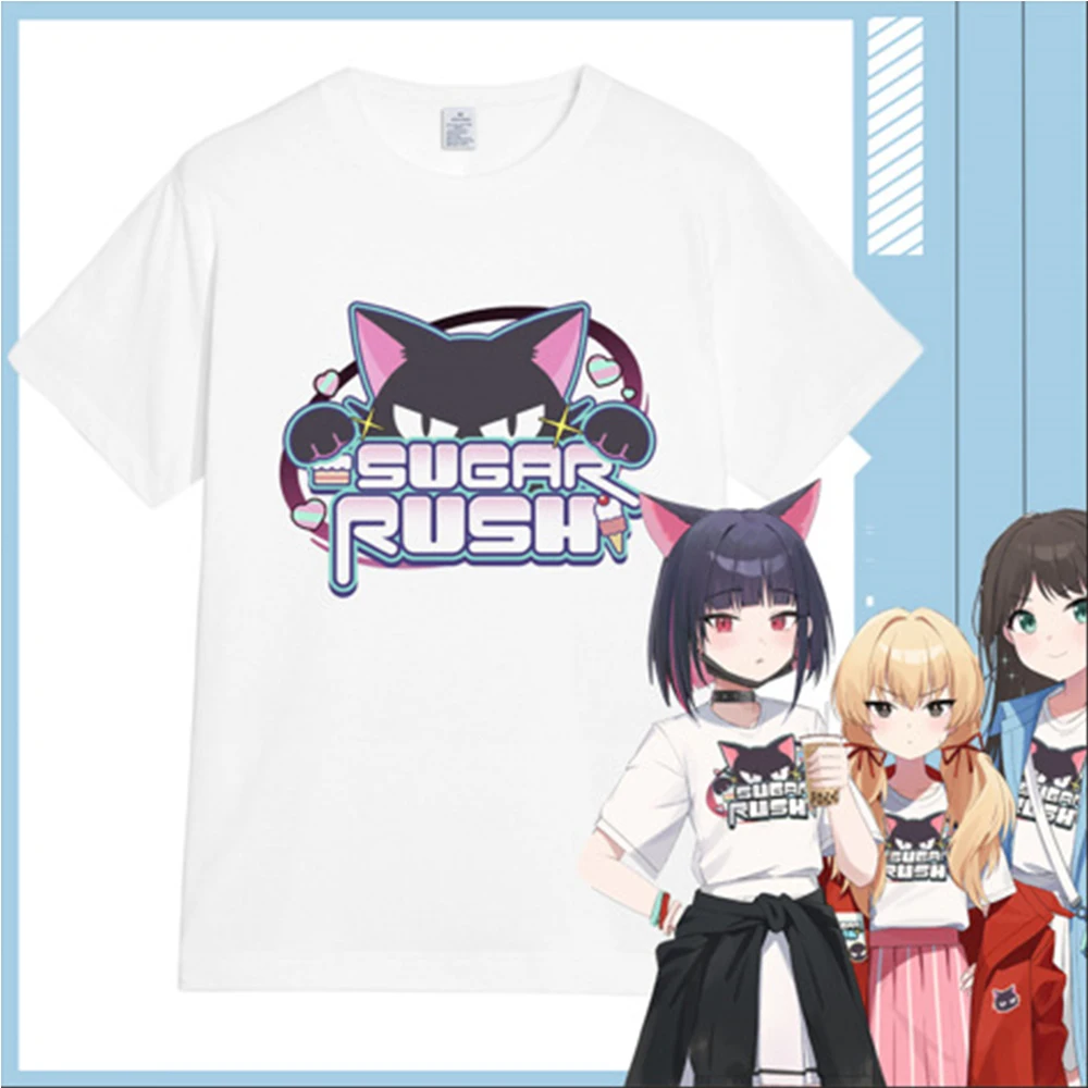 النمط الياباني تي شيرت المرأة ملابس الصيف Y2k الفتيات الشارع ارتداء Kawaii الملابس عادية قصيرة الأكمام بلايز بلوزة عصرية