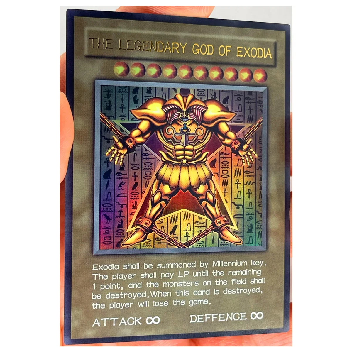 Yu Gi Oh SR Exodia the Forbidden One English DIY Toys Hobbies Hobby Collectibles Game Collection Anime Cards