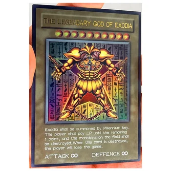 Yu Gi Oh SR Exodia de Verboden Eén Engels DIY Speelgoed Hobby Hobby Collectibles Game Collection Anime Kaarten