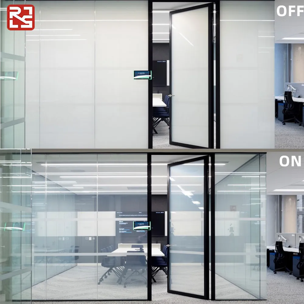 

Rushui Electrically Pdlc Smart Film Intelligent Glass Remote Control Tint Switchable Pdlc Smart Film for Glass