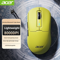 Acer Wireless Game Mouse Ergonomics 8000dpi Wired Bluetooth Three Mode Lightweight E-Sports Game Office Computer Notebook