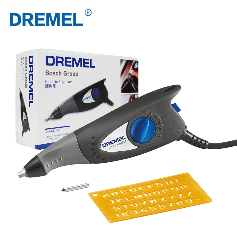 

Гравер Dremel, вращающийся инструмент с трафаретами, Ремесленная машина, идеально подходит для персонализации и гравировки «сделай сам» кожи, металла, стекла, дерева