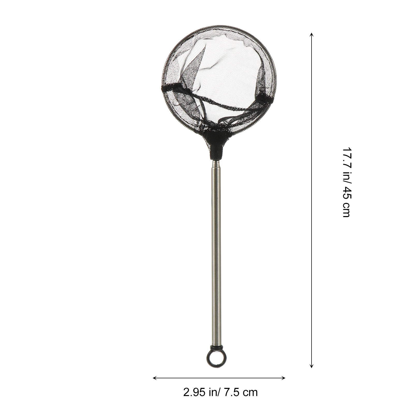 

Telescopic Fishing Net Cotton Dip Catching Aquarium Extendable Freshwater Nets Corrosion Resistant Stainless Small Practical