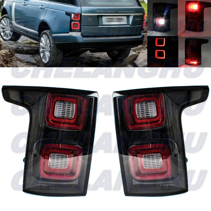 For Land Rover Range Rover L405 2013 2014 2015 2016 2017 2018 2019 2020 Pair Left+Right Side Tail Rear Lamp Light With Bulbs