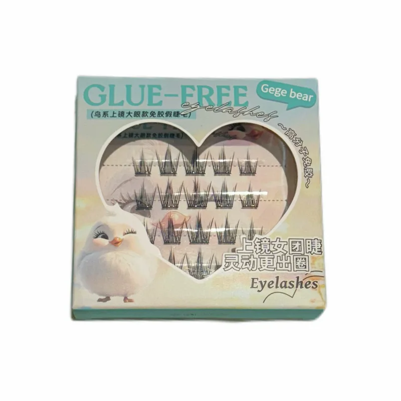 ขนตาปลอมแบบติดเอง ซีรีส์โกโก้แบร์ฟ็อกซ์ ดีไซน์ธรรมชาติ ให้ตาดูโตขึ้น เหมาะสำหรับใช้ในชีวิตประจำวัน ขนตาเป็นช่อเดี่ยว ดีไซน์โดดเด่น ขนตาแบบเวลลัส