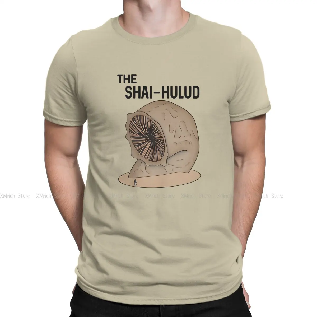 Attractive Man's TShirt Sandworm O Neck Short Sleeve Fabric T Shirt Humor Top Quality Birthday Gifts