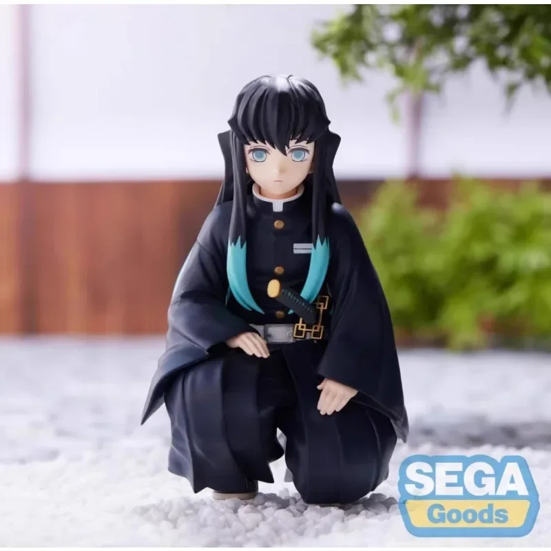 Figur SEGA Asli Chokonose Demon Slayer Anime Himejima Gyomei Uzui Tengen Mainan Aksi untuk Hadiah Anak-Anak Model Koleksi