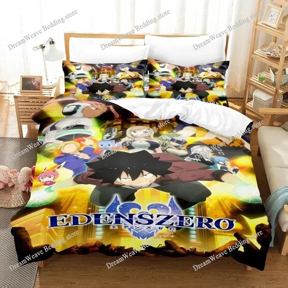 

3D Print Anime Edens Zero Bedding Set Duvet Cover Bed Set Quilt Cover Pillowcase Comforter King Queen Size Boys Adult Bedding963