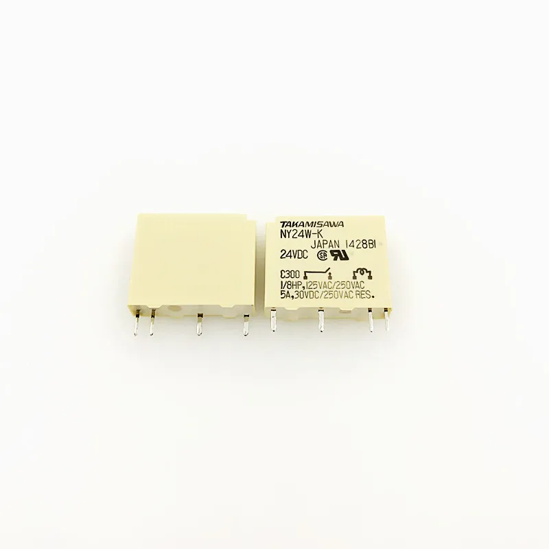 10pcs NEW relay  NY5W-K  5VDC  NY5W K    NY12W-K 12VDC  NY12WK  NY24W-K  NY24WK  24VDC  4PIN 4A  TAKAMIS Power relay