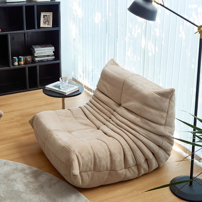 

Caterpillar lazy sofa European standard version living room single double three Nordic leisure