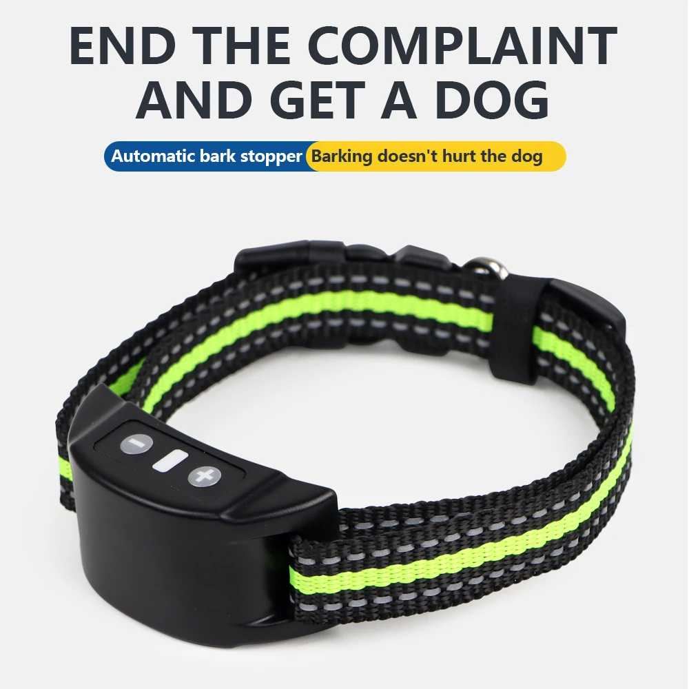 Anti Bark Dog Collar Electric Shock Vibration Sound with LED for Small Large Dogs No Barking Training Collar Dog Accessories