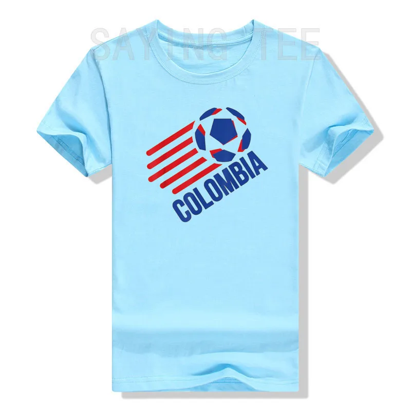 Retro Colombia Soccer Shirt for Men Women Kids Tees Colombian Football Fan Clothes Short Sleeve Sportswear Graphic Outfits Gifts