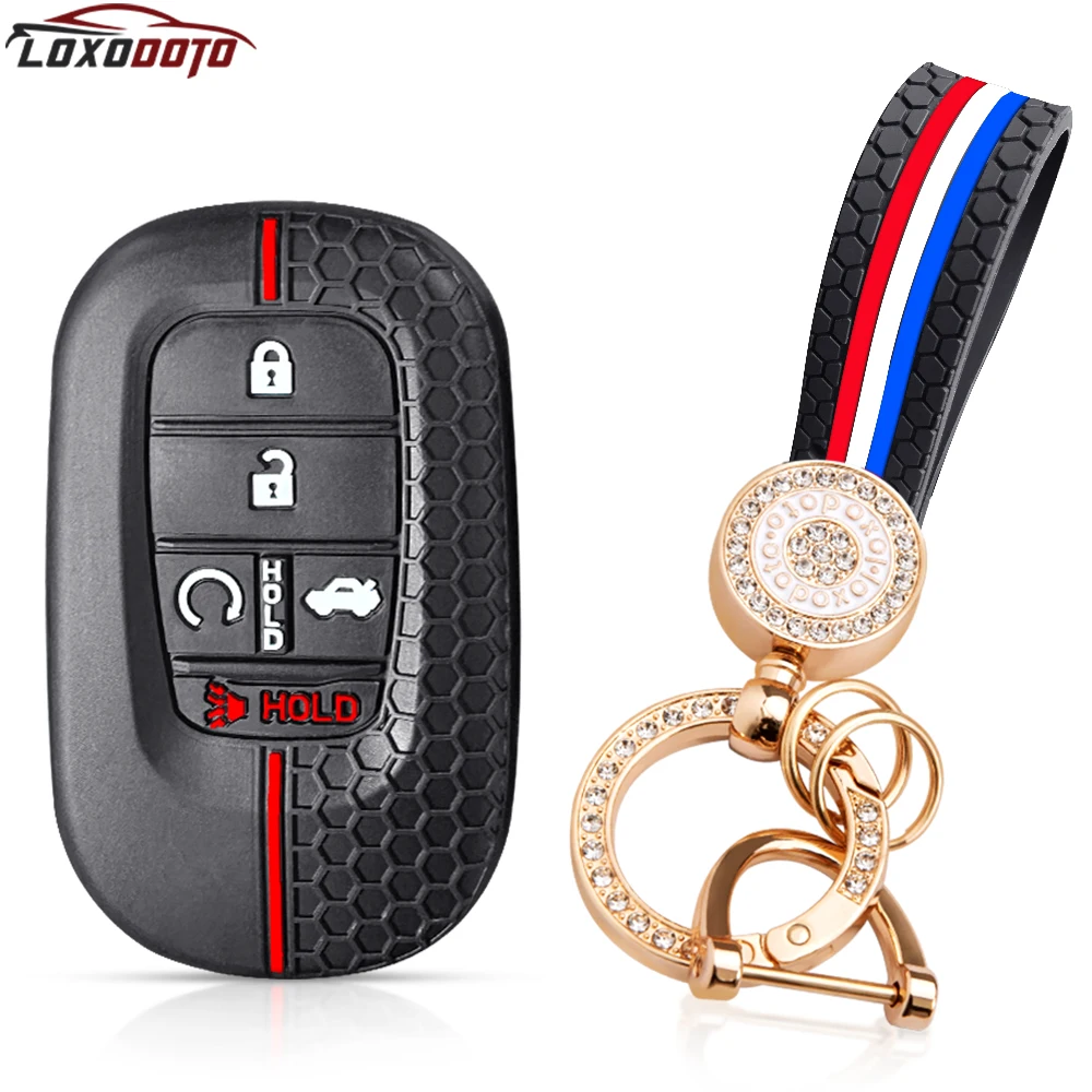 Силиконовый чехол для ключей, держатель для ключей, аксессуары для Honda Civic Accord HRV CRV Освобожденный Vezel City ENP1 Civic 11-го поколения, детский Автомобильный ключ