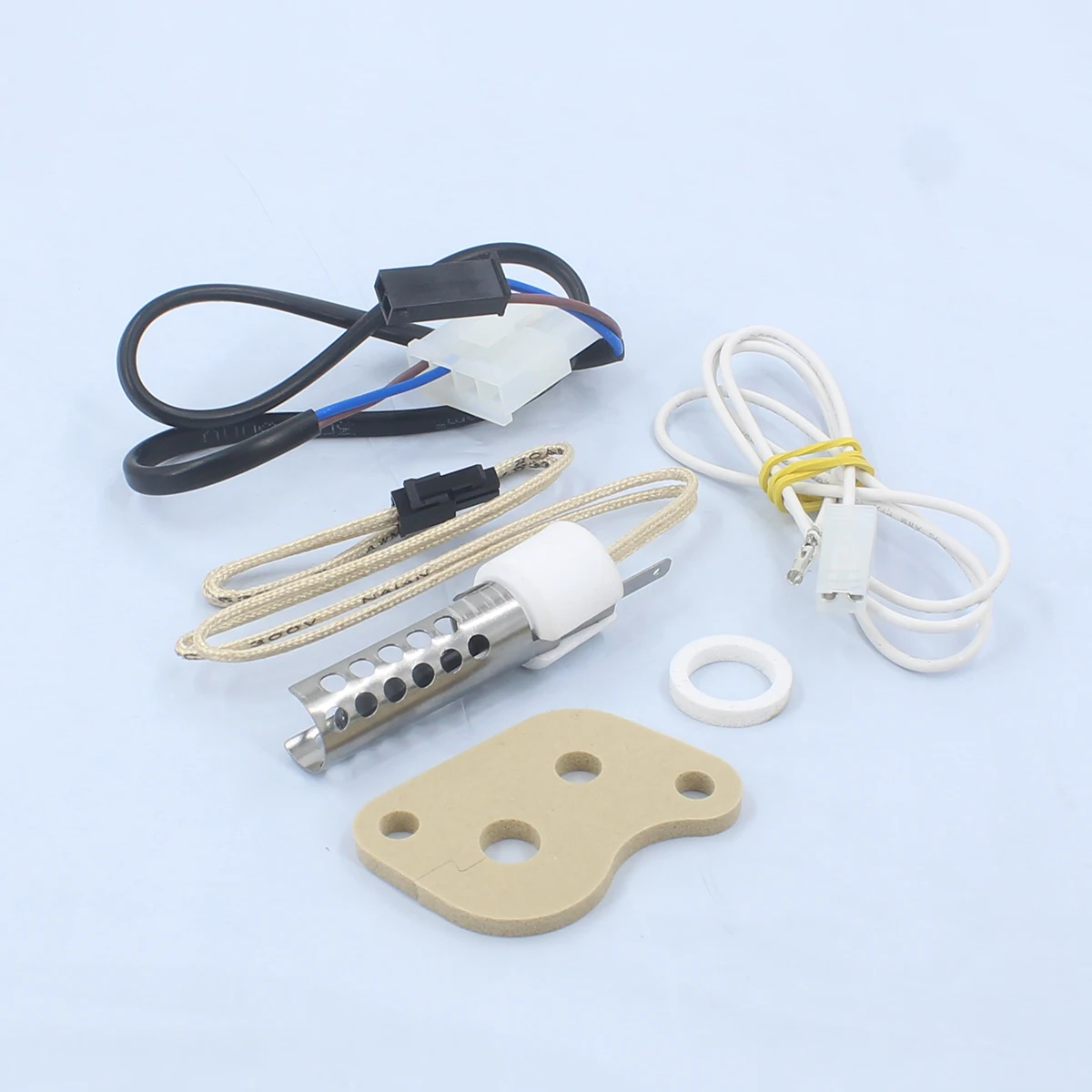Gas Furnace Hot Surface Igniter Ceramic Ignition Element with Braided Cable Replacement  Pare for Buderus 07099006 Bosch 7099006