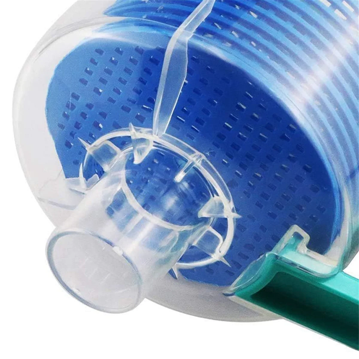 SMIEA Contenitore per foglie per piscina, contenitore per raccogli foglie Contenitore per foglie professionale di grande capacità con cestino in rete A