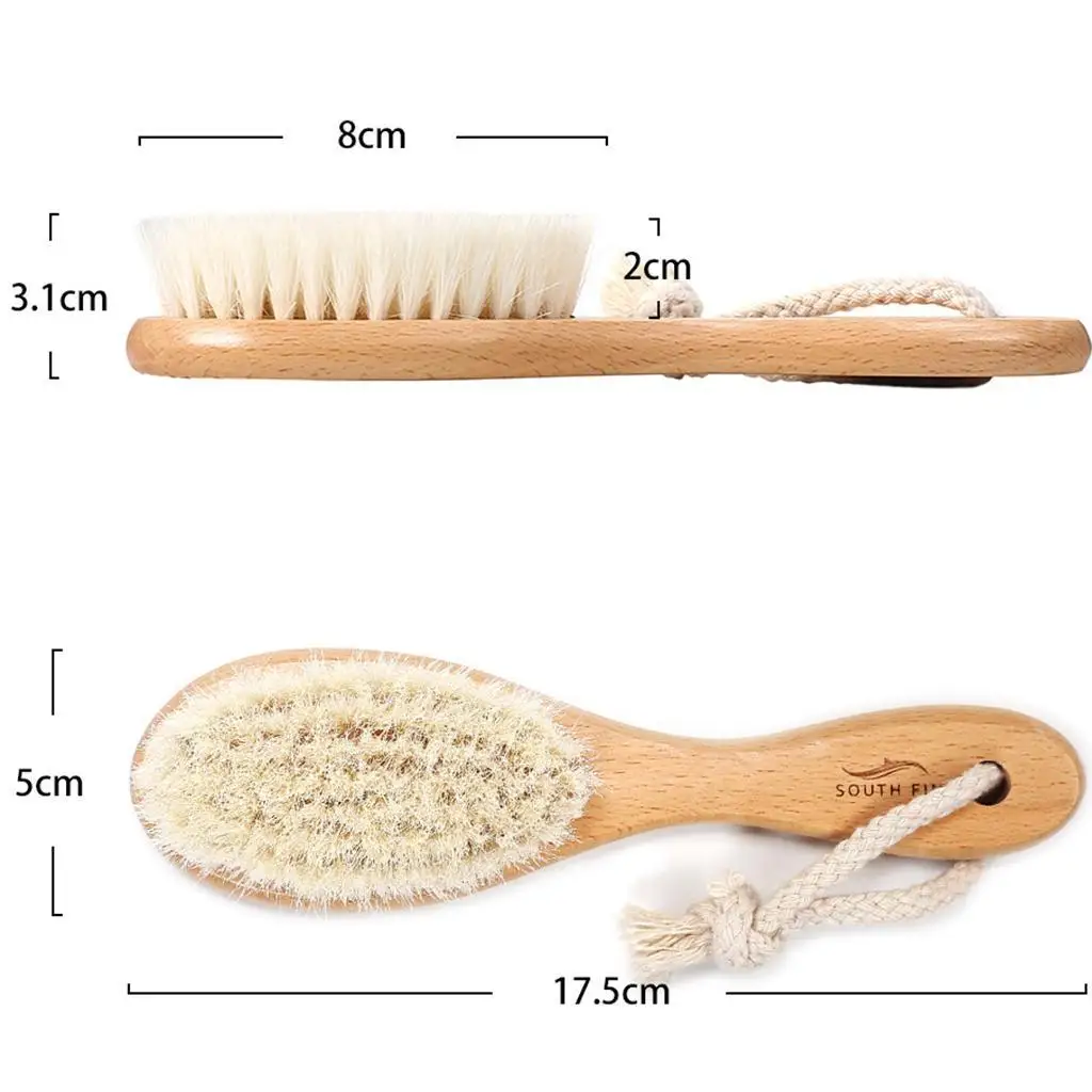 

Body Exfoliating Brush Wooden Massager Body Scrubber Skin Exfoliator for Full Body Wood Therapy Kit