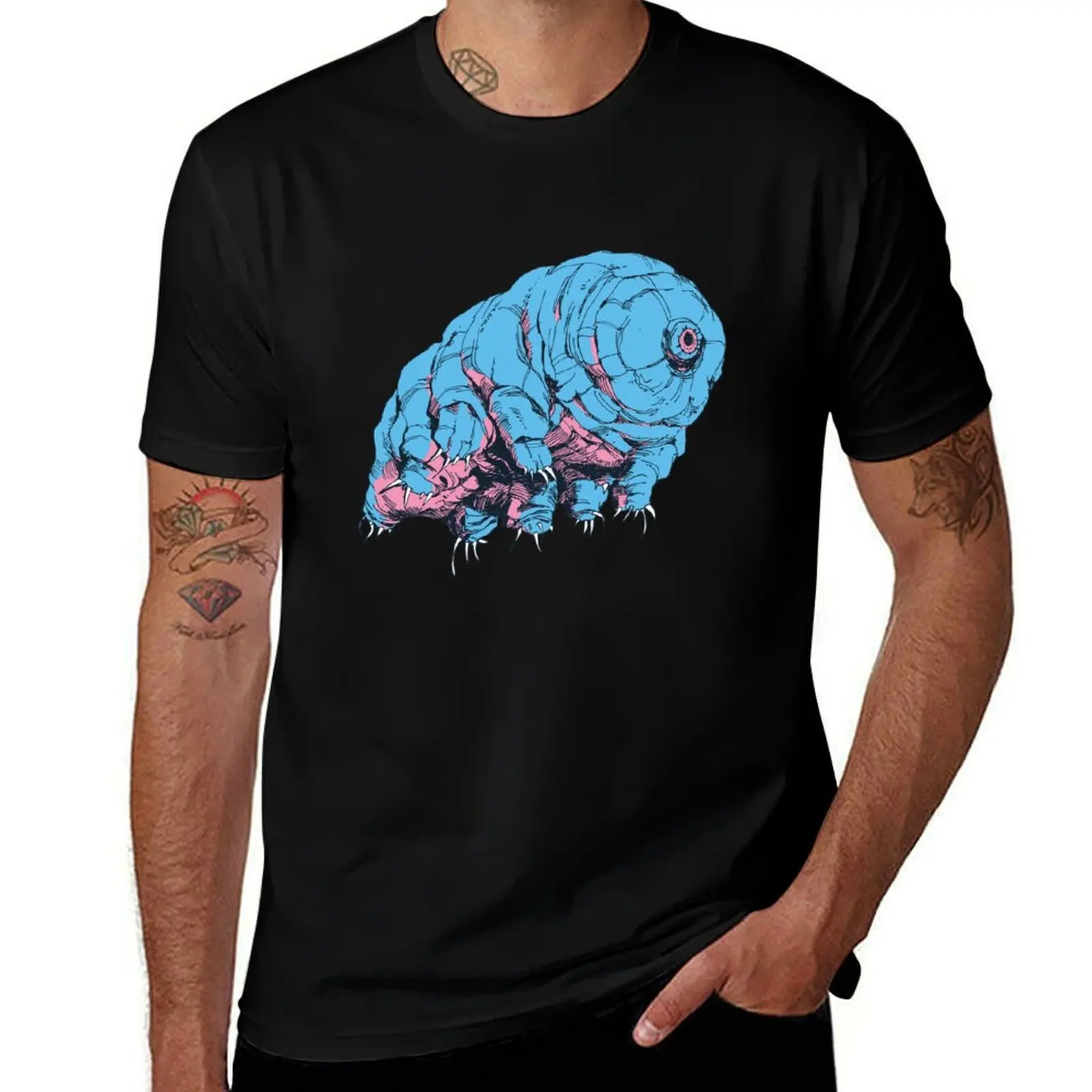 Blue Tardigrade T-Shirt Work Casual Loose Fit T-Shirt