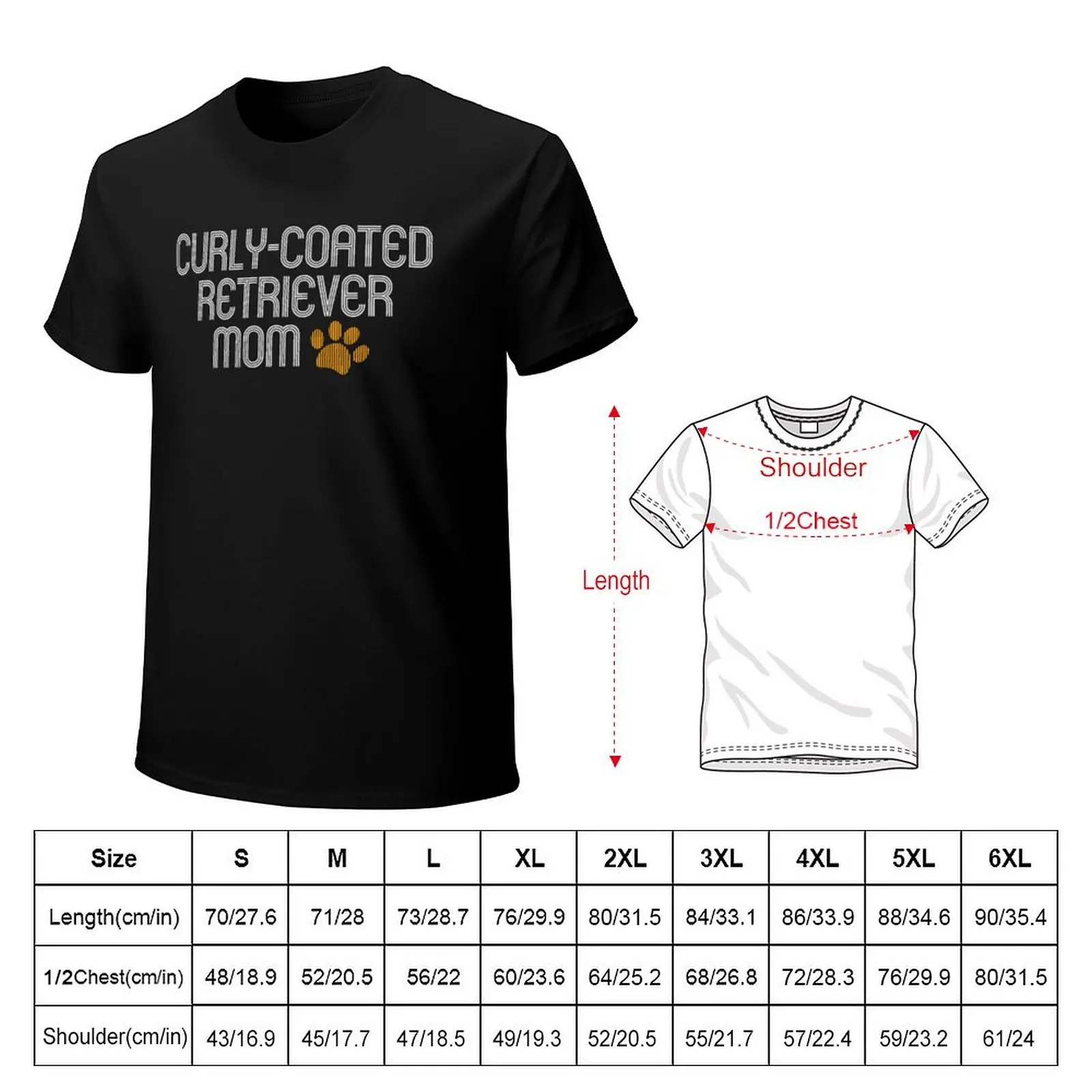 Curly-Coated Retriever Mom T-Shirt Summer Festival T-Shirt