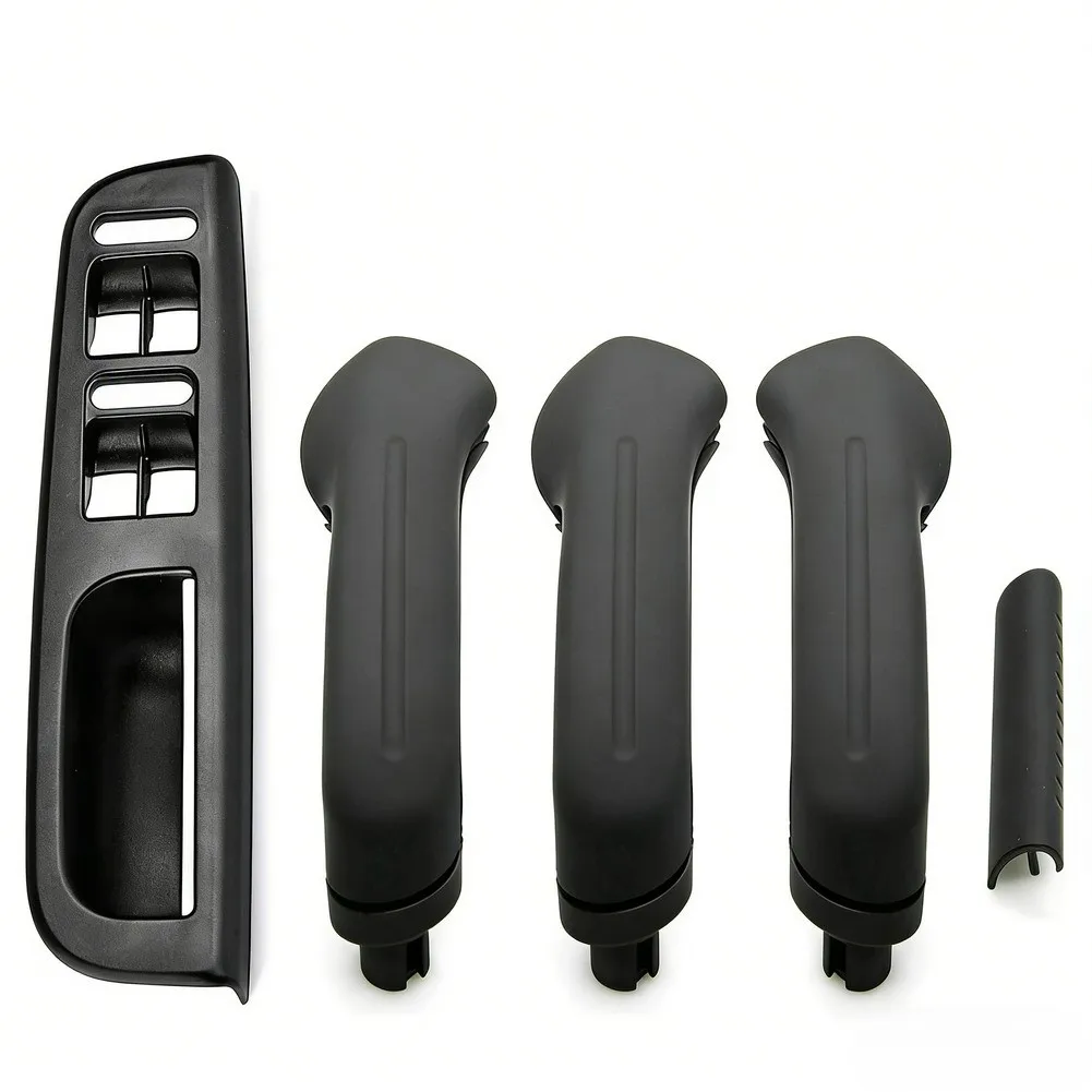 

Комплект накладок на ручки внутренних дверей для Golf IV, Jetta MK4, Bora, а также накладки на кнопки стеклоподъемников на подлокотнике, артикул 3B1867171E