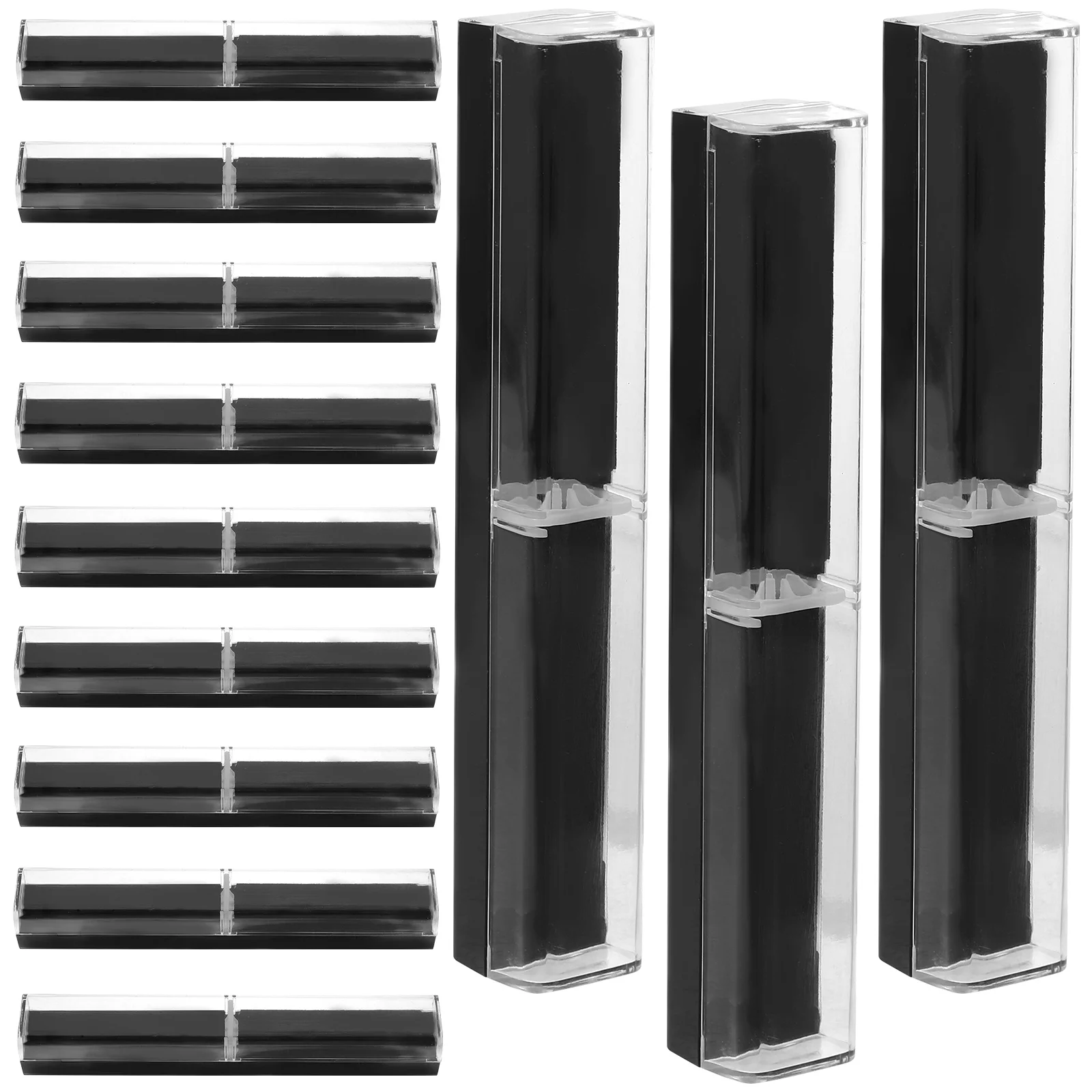 

12 Pcs Pen Boxes Gift Empty Display Cases Fountain Storage Translucent Red Portable Compact Pen Gift Boxes Size