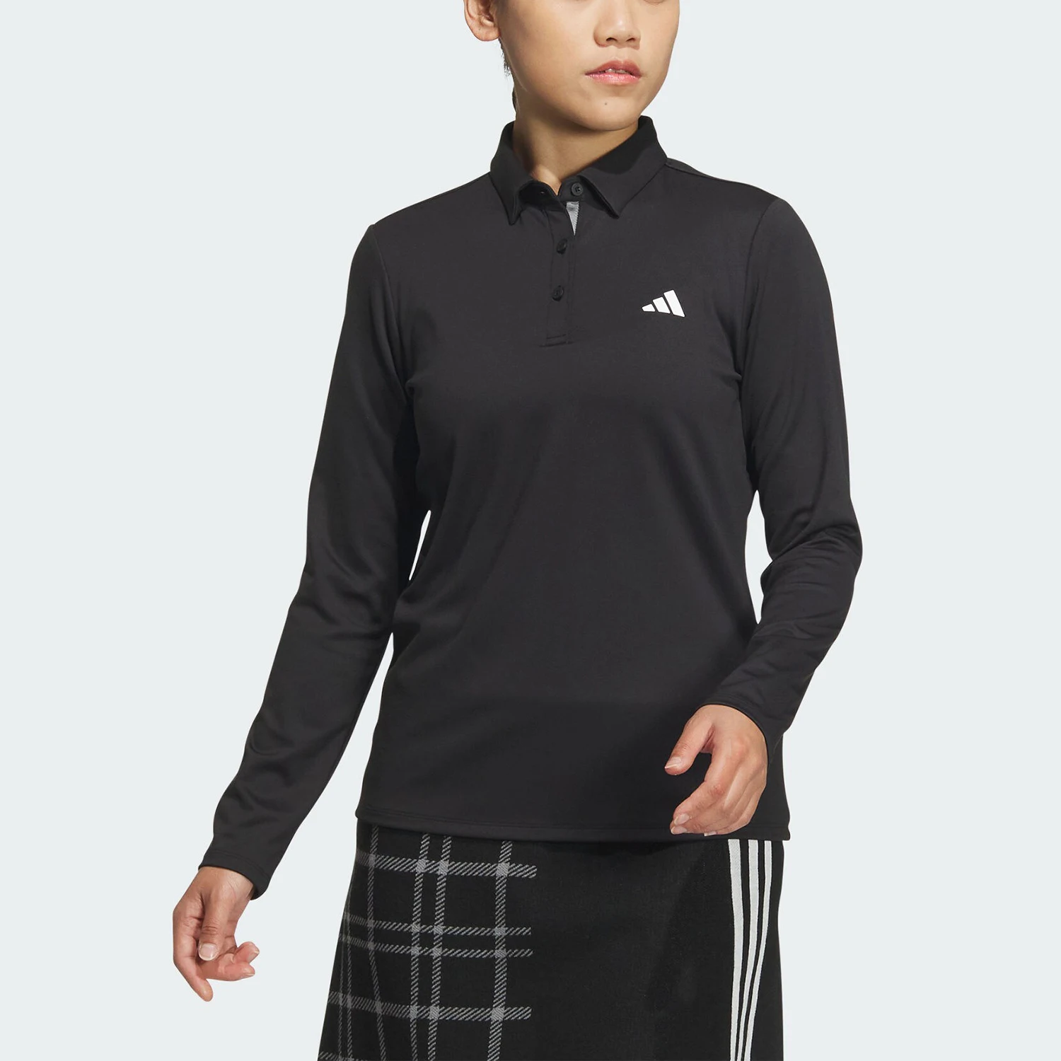 

Adidas genuine New Women's Golf Long Sleeve Polo Shirt IS4789