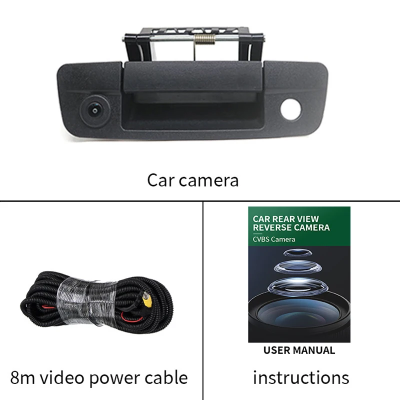 CVBS NTSC Waterproof Pickup Tailgate Handle Backup Reversing Camera For 2009-2017 Dodge Ram 1500 2500 3500 68197873AA