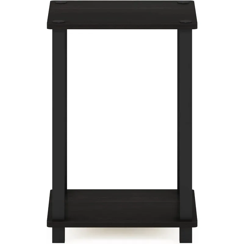 Schlichter Beistelltisch, klein, 2er-Set, Weiß/Weiß