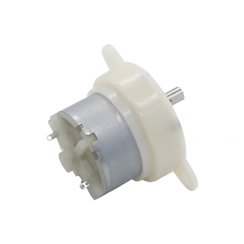 JS40 DC Micro Reduction Motor 12V 10rpm Small Motor with Terminal Silent Gear Rotating 24V Motor