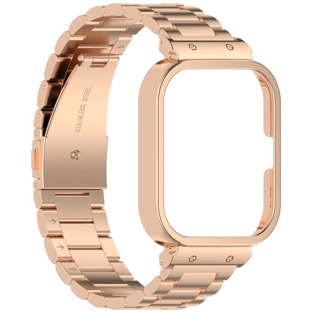 حزام ساعة من الفولاذ المقاوم للصدأ بثلاثة رؤوس لساعة Vivo Watch GT / IQOO Watch GT حزام استبدال حزام الساعة