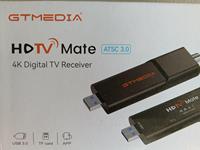 GTMEDIA HDTV Mate ATSC 3.0 TV Stick 4K UlHD USB Tuner Stick Support Android 9 Devices TV Dongle Compatible With ATSC1.0/ATSC3.0