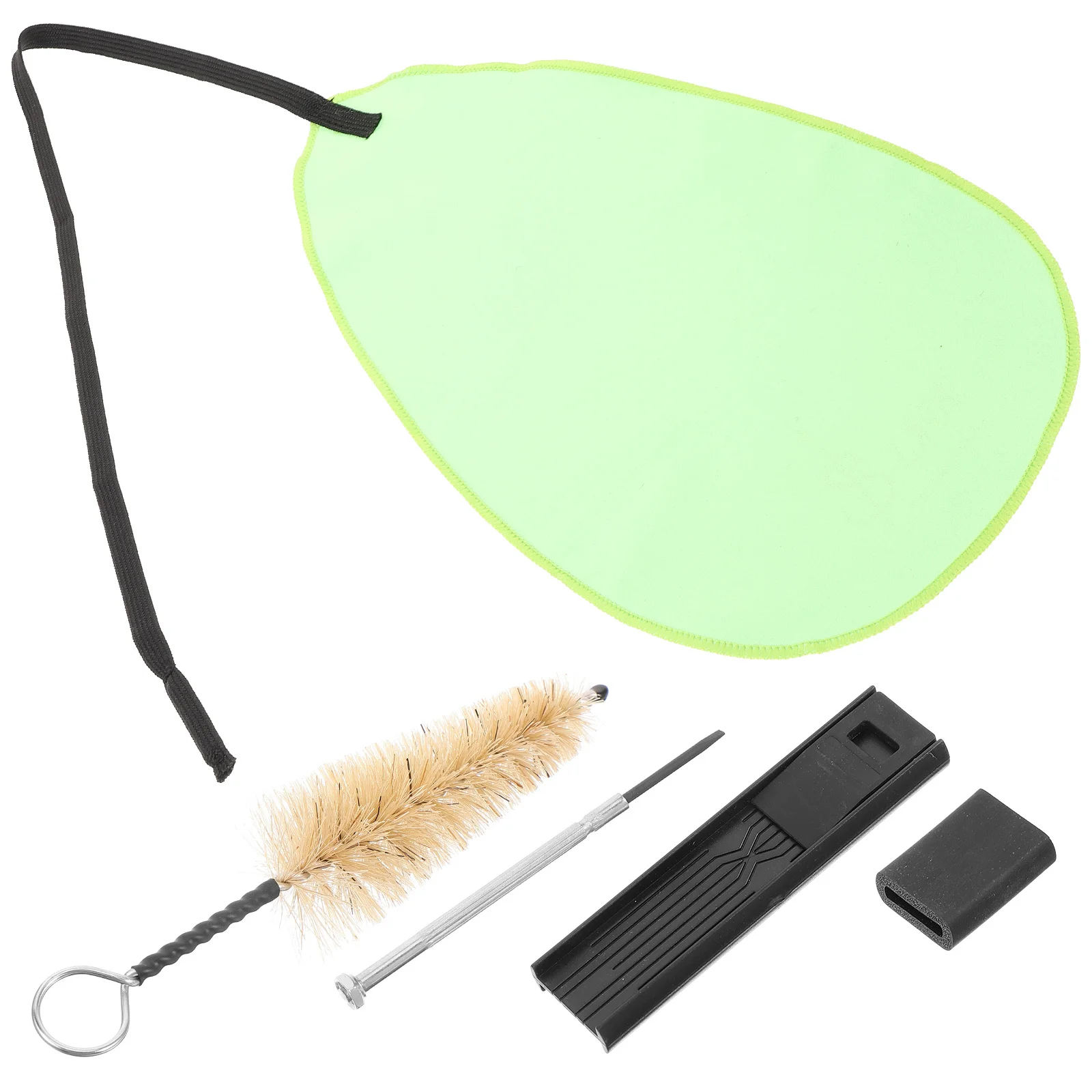 

Thumb Sax Cleaning Kit Saxophone Accessories Swab Light Green Abs Brush Cleaner