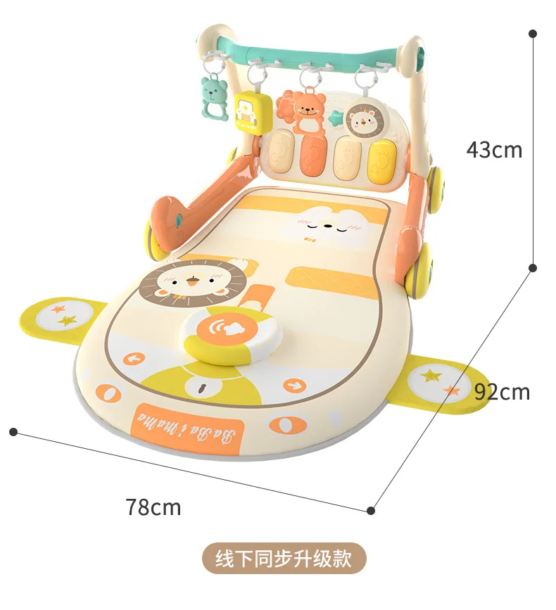 Baby Play Mats Funny Piano Musical Early Mat Floor Gym Activity With Sensory Music Lights Gifts festival birthday Kid gift Toy