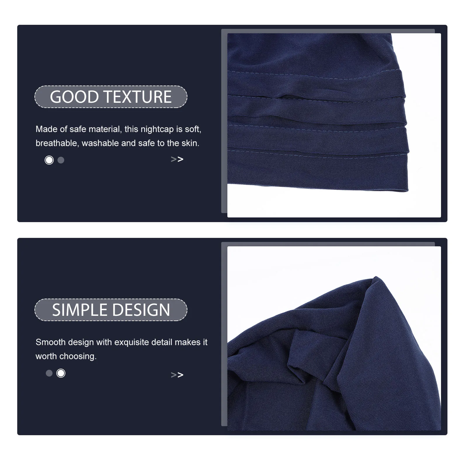 

Cotton Linen Sleep Hat Comfortable Breathable Elastic Bonnet Women Men Bathing Cap Hair Protection Scarf Bandana Chemo