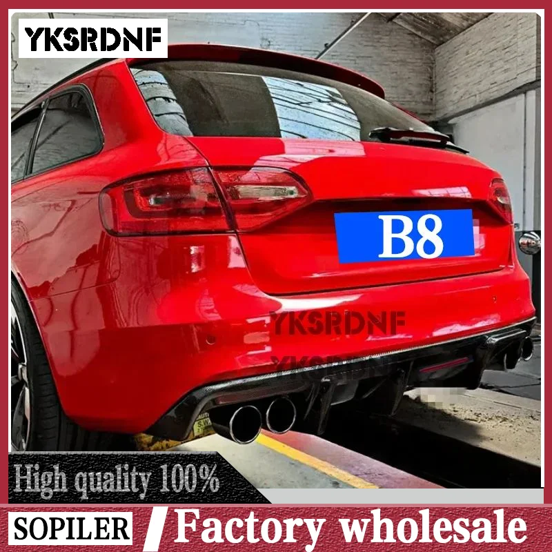リアバンパーディフューザーリップスポイラーアウディ A4 B8 B8.5