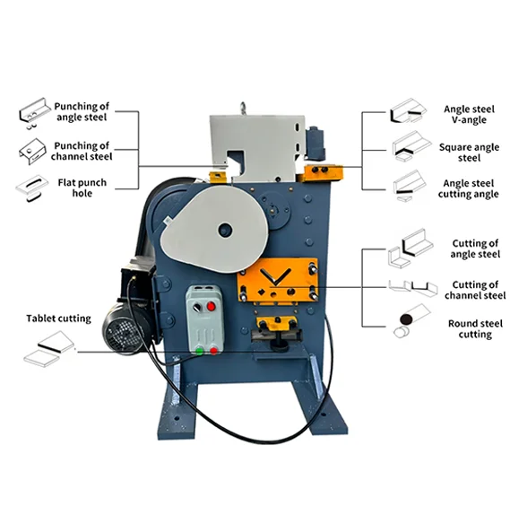 سهلة التشغيل رائجة البيع آلة التثقيب والقص الأوتوماتيكية الجديدة متعددة الوظائف