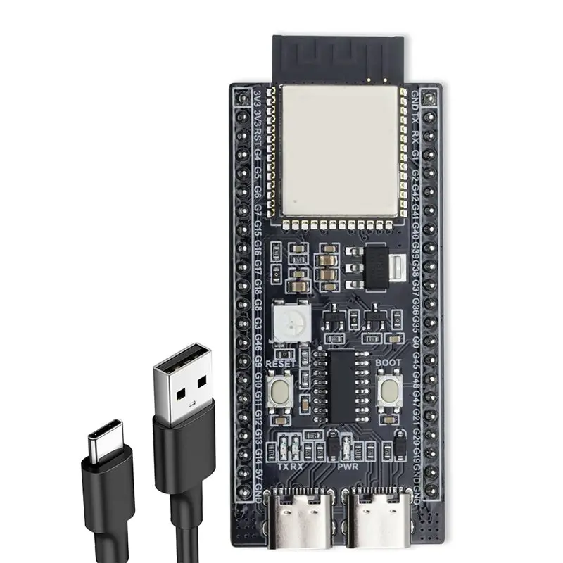 

CJSD-ESP32-S3 WIFI BT MINI Development Board 44Pin Type-C USB For Arduino IDE, ESP32-S3-WROOM-1 N16R8 16MB Flash 8MB PSRAM