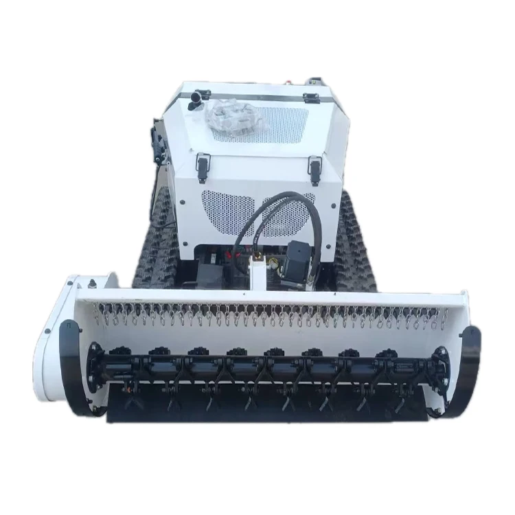 Factory Price Commercial GPS RC Lawn Mower 1 Flail Cutter Remote Control Flail Head Mower for Slope