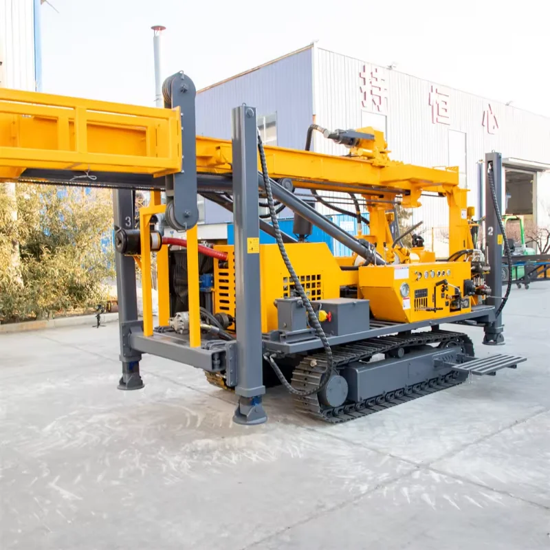 YG Borehole High Efficiency Portable Diesel Air Compressor Price Water Well Drill Rig Water Pneumatic Dual-purpose Drilling Rig