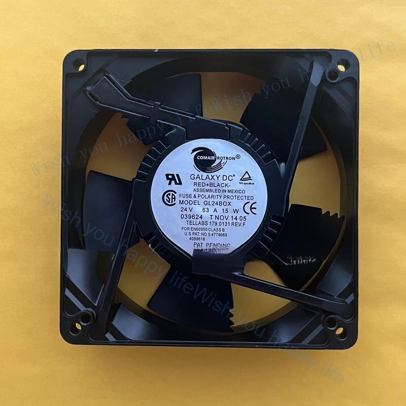 

V+ FOR COMAIR GL24BOX 12738 24V 0.63A 15W 127x127x38mm cooling fan