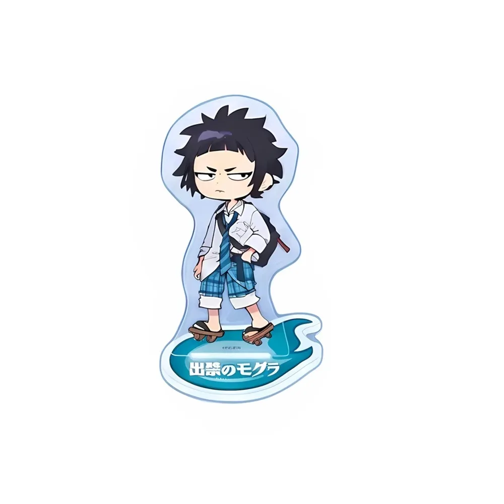 Dekin No Mogura Q Version Anime Acrylic Key Chain Stand Figure - Desktop Character Standee Tabletop Decor Collectible Gift for F